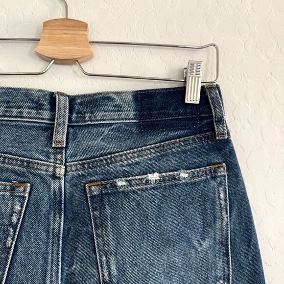 NEW Abercrombie & Fitch High Rise Distressed Mom Jean Size 26/2 R - Picture 8 of 10